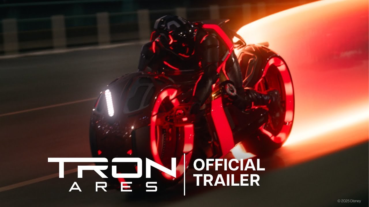 A thumbnail for Disney's Tron: Ares official movie teaser trailer.
