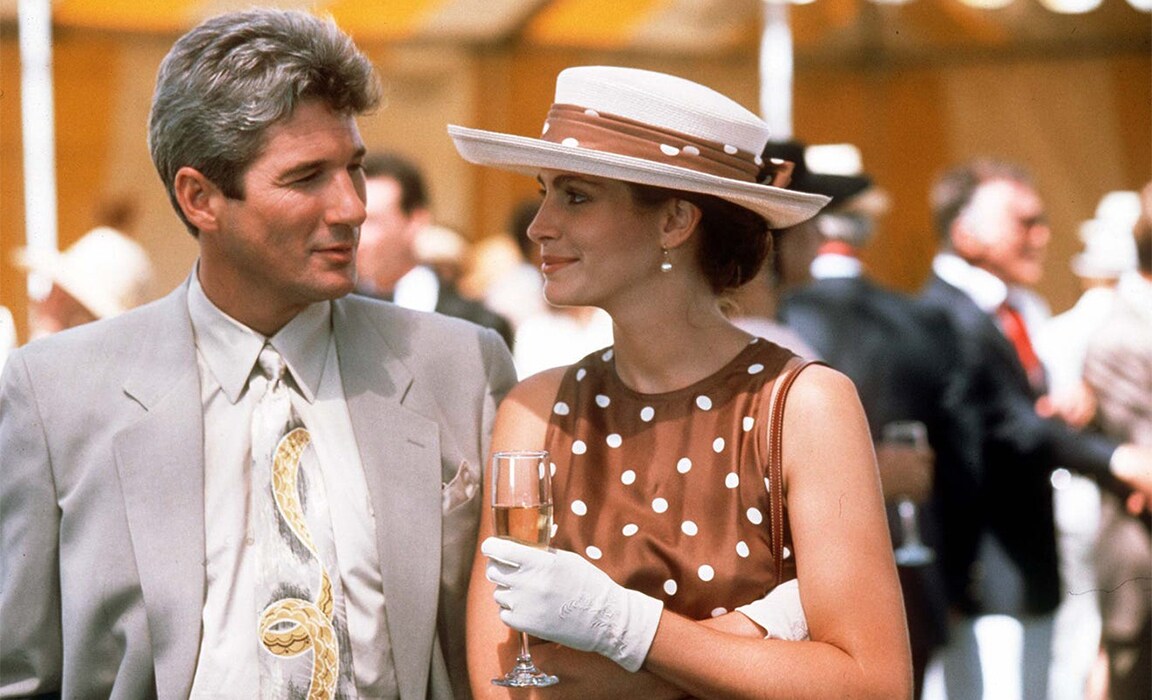 Richard Gere and Julia Roberts in Pretty Woman on Disney Plus