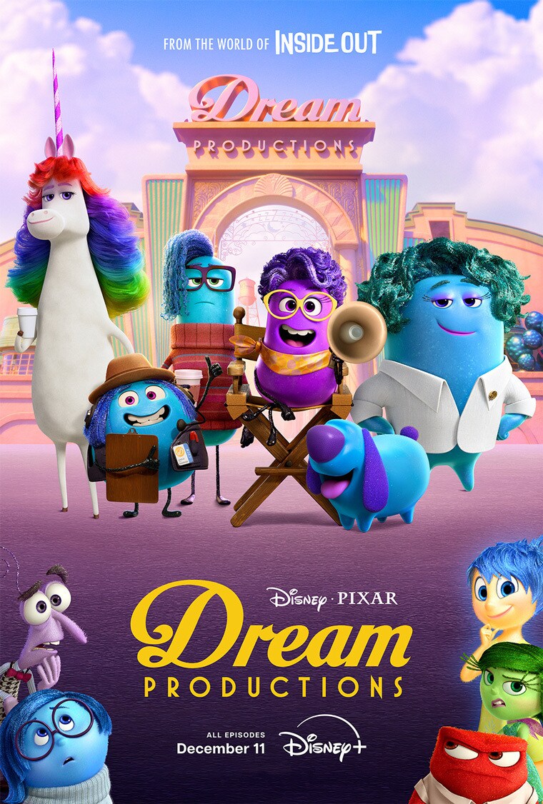 Disney Pixar Dream Productions poster for Disney+ AUNZ