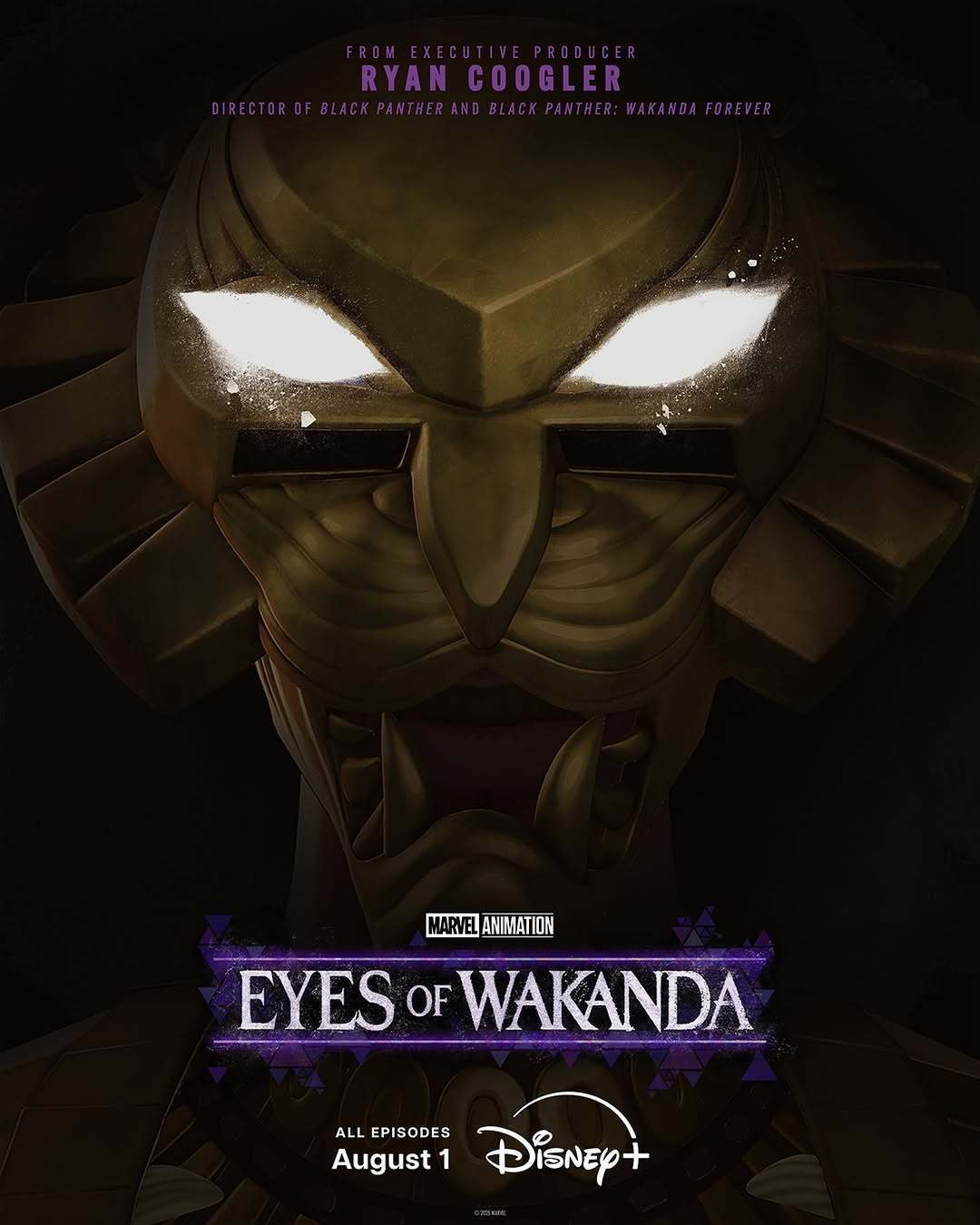 A poster for Eyes of Wakanda, coming stoon to Disney+