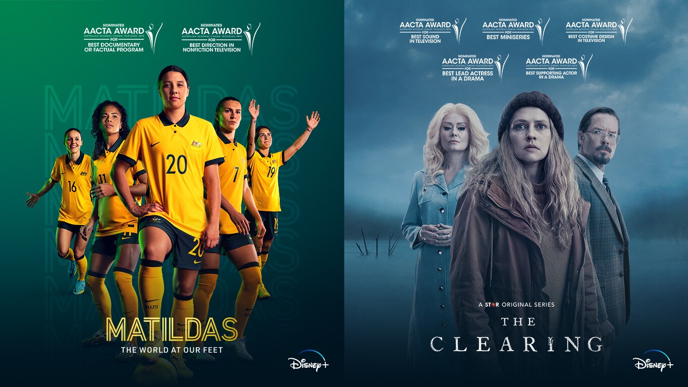 Home-Grown Australian Storytelling for Disney+ “The Clearing” and “Matildas: The World at Our Feet” Receive Seven AACTA Award Nominations