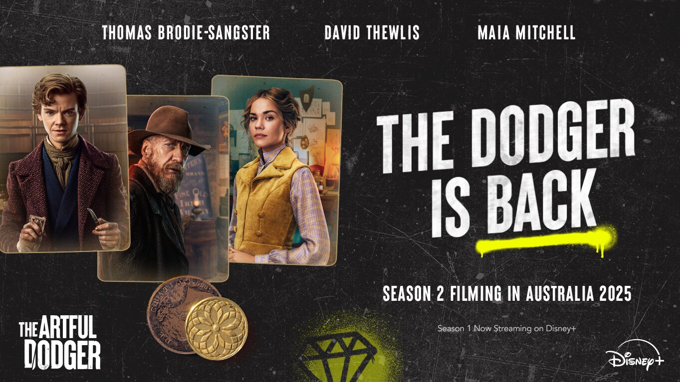 Disney+ Australian original scripted drama series The Artful Dodger is back for season 2
