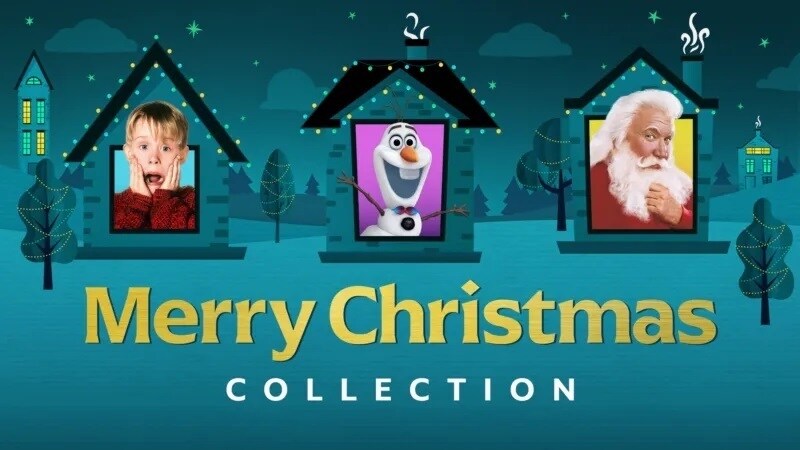 A thumbnail image for the Merry Christmas Collection, now streaming on Disney+.