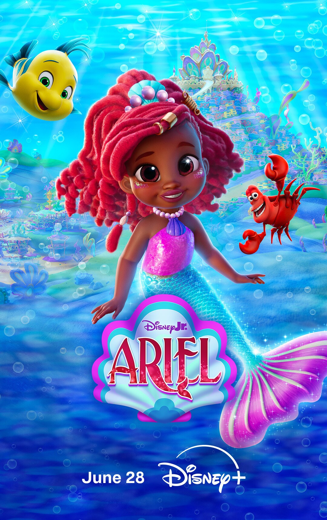 Watch Disney Junior's Ariel musical-adventure series on Disney+.