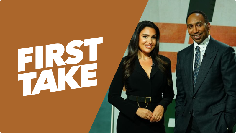 Studio Shows Trending on ESPN on Disney+ featuring First Take
