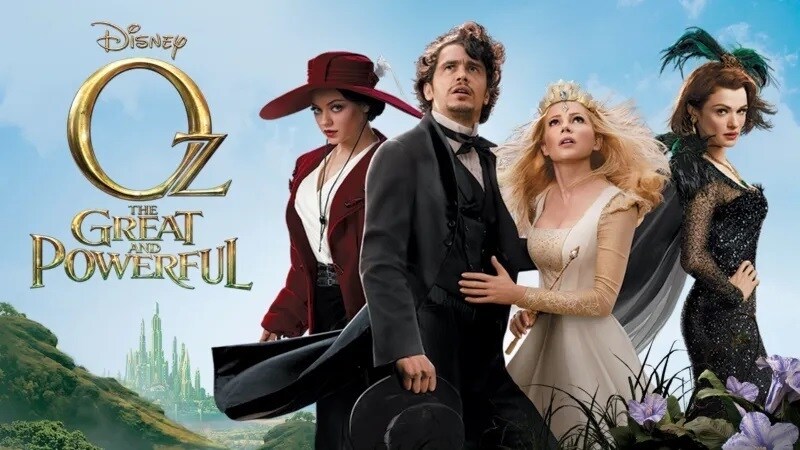 A thumbnail image for the Oz The Great And Powerful, now streaming on Disney+.