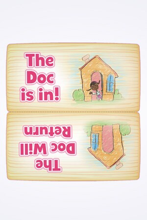 doc mcstuffins door sign