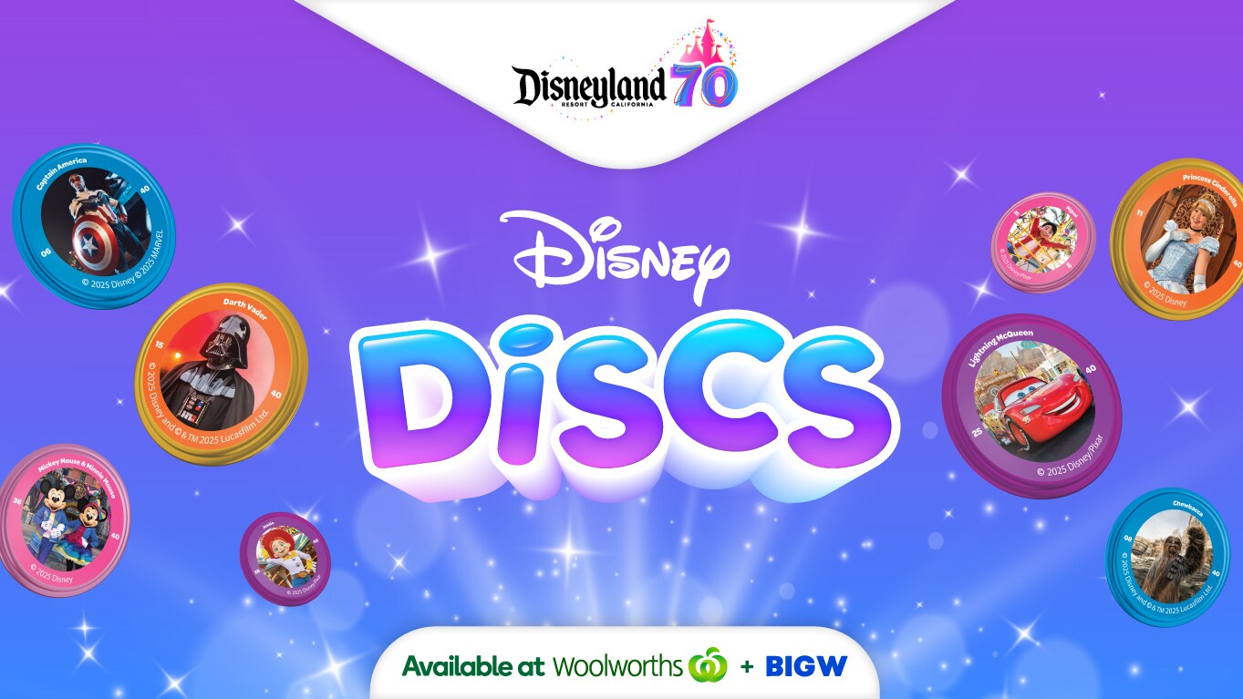 Celebrate 70 Years of Disneyland Resort with New Disney Discs at Woolworths and BIG W