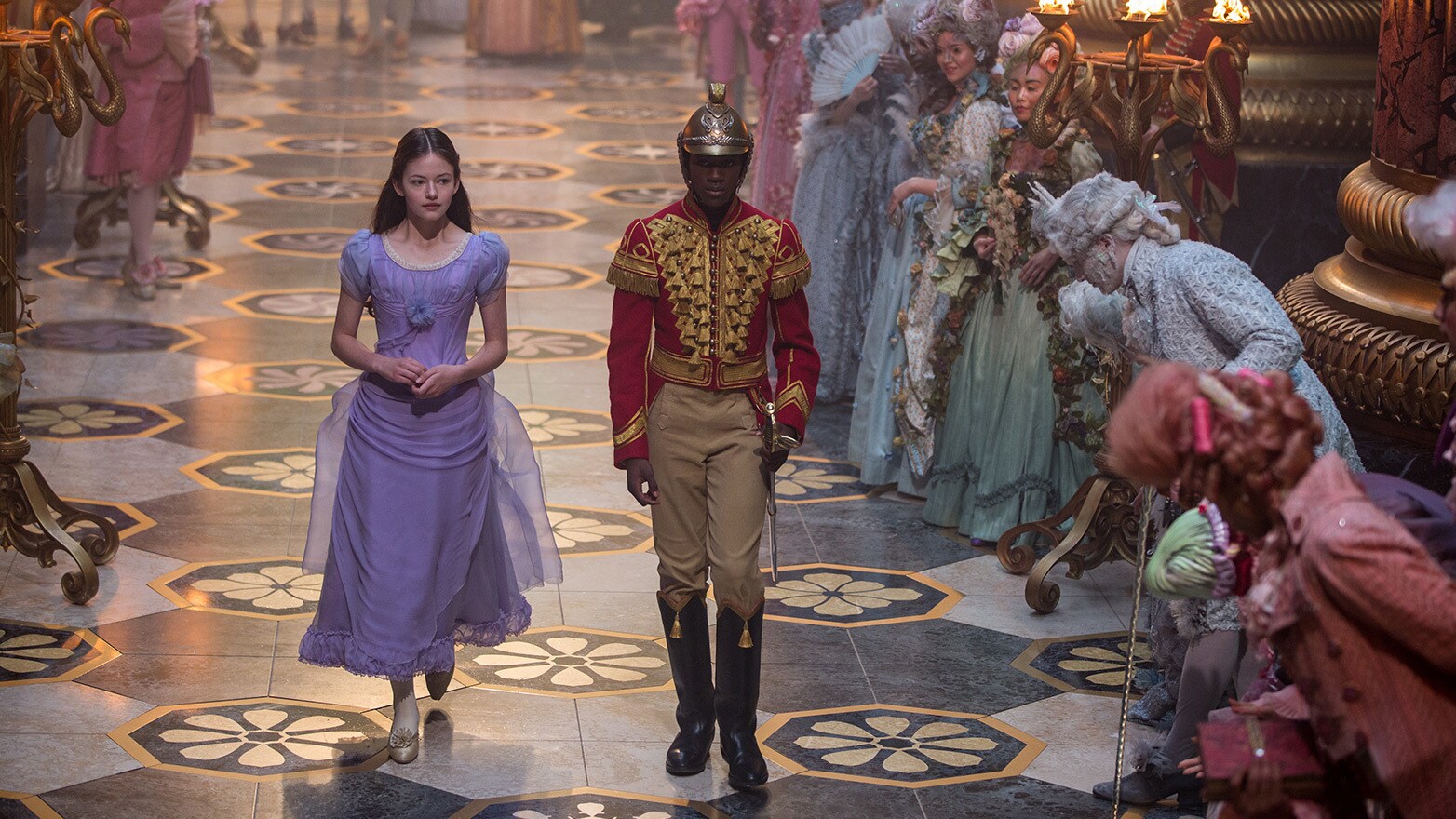Mackenzie Foy as Clara and Jayden Fowara Knight as Phillip.