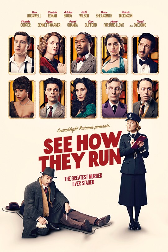The 'See How They Run' poster art.