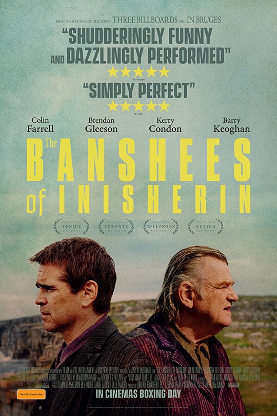 The Banshees of Inisherin (2022) poster.