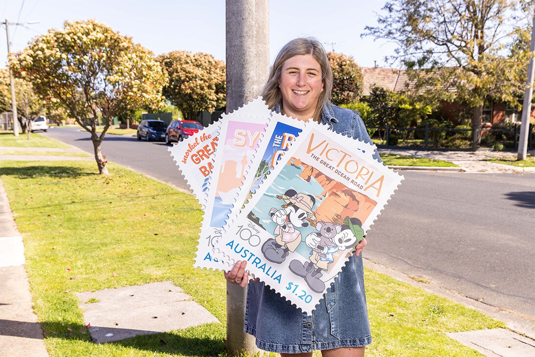 Tara Stone, Product Development Manager at The Walt Disney Company Australia & New Zealand designed the new stamp range