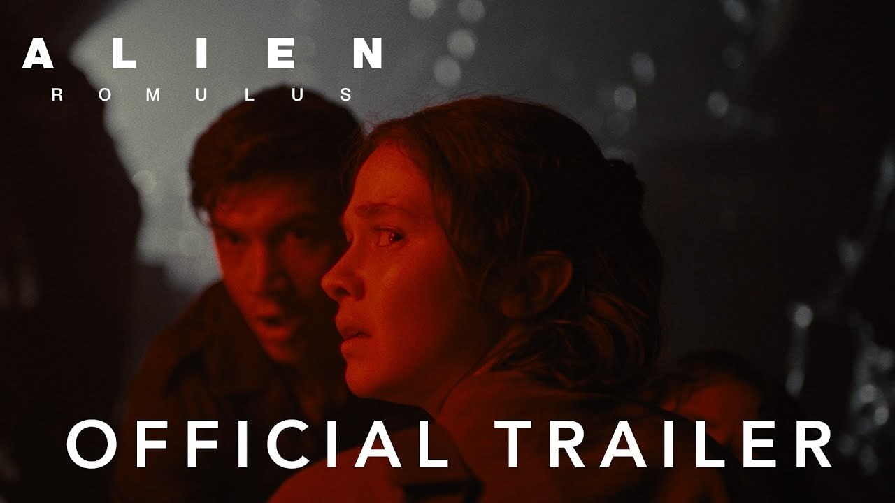 A thumbnail image for the Alien: Romulus official movie trailer.