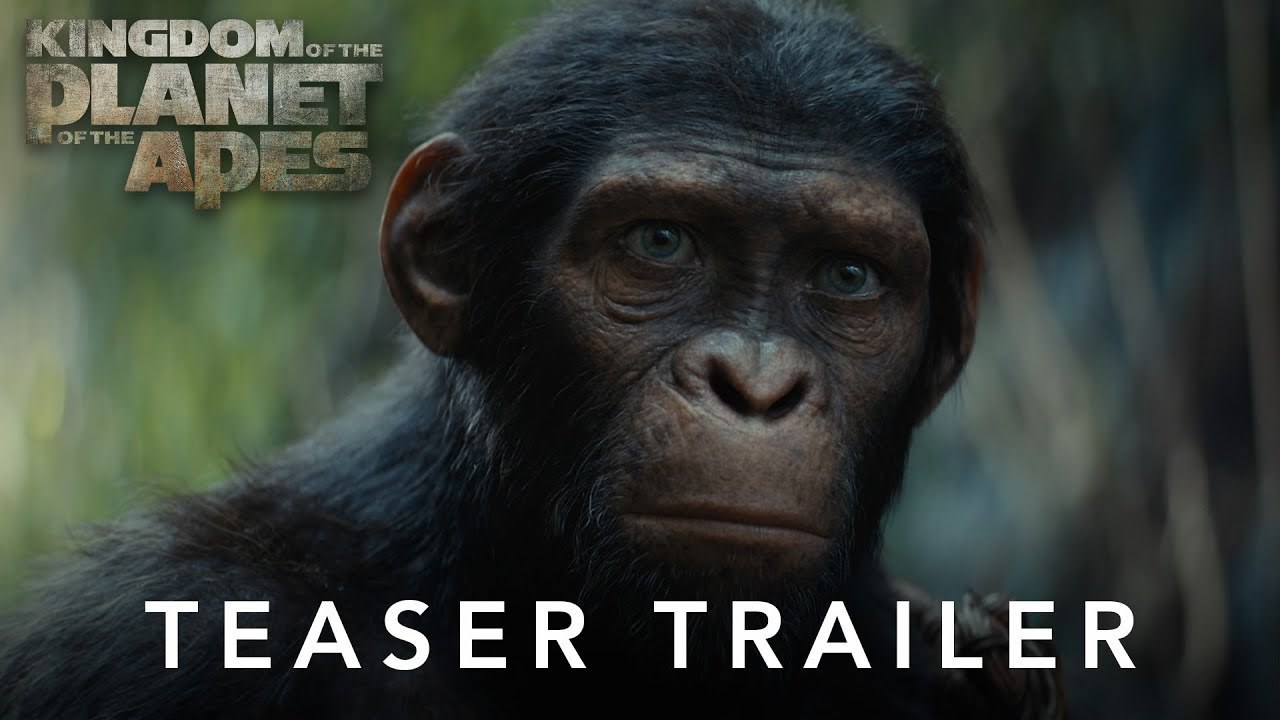 A thumbnail for the first Kingdom of the Planet of the Apes teaser trailer.