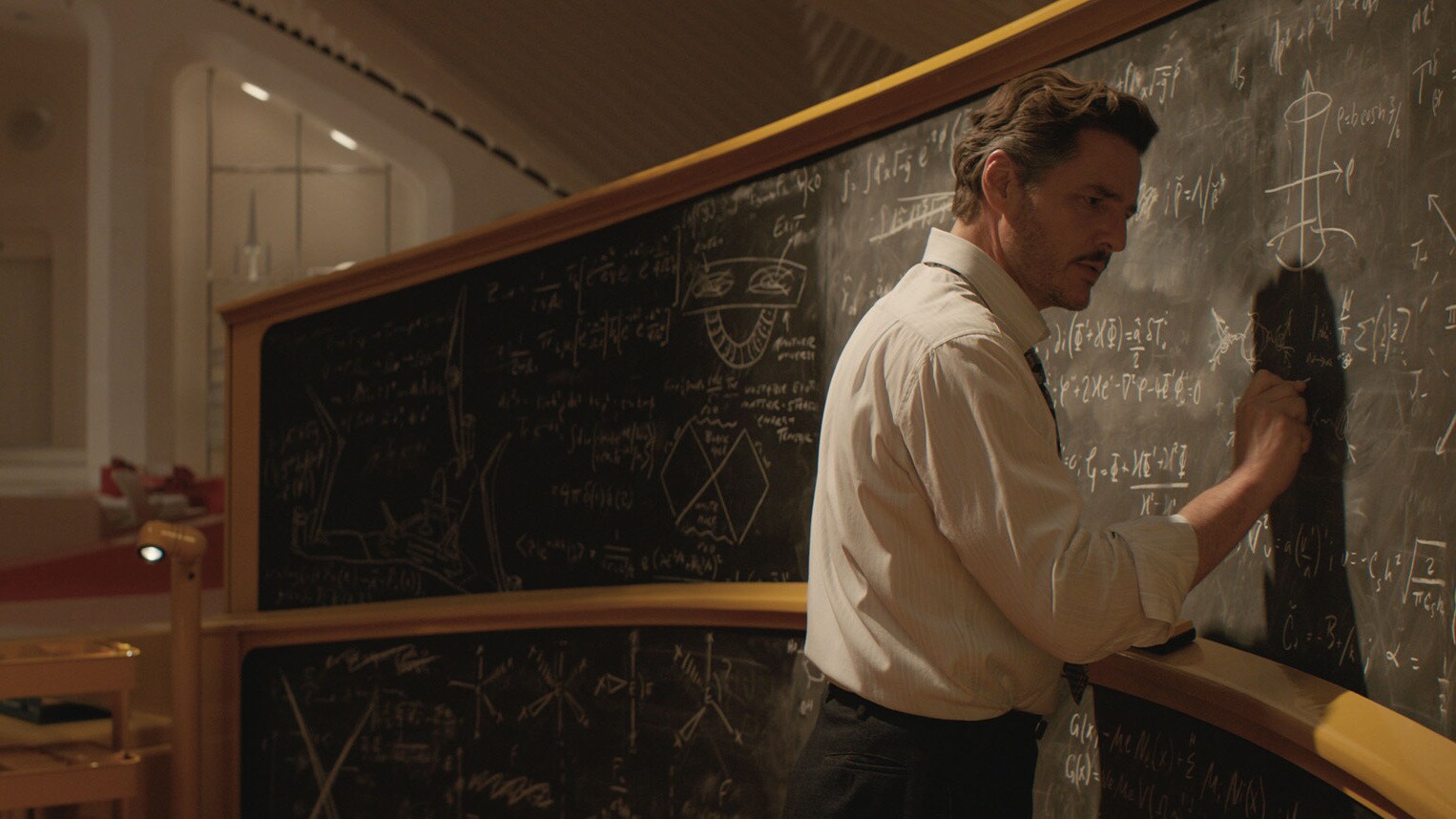 A movie still featuring Pedro Pascal from Marvel Studios' The Fantastic Four: First Steps, in cinemas soon.