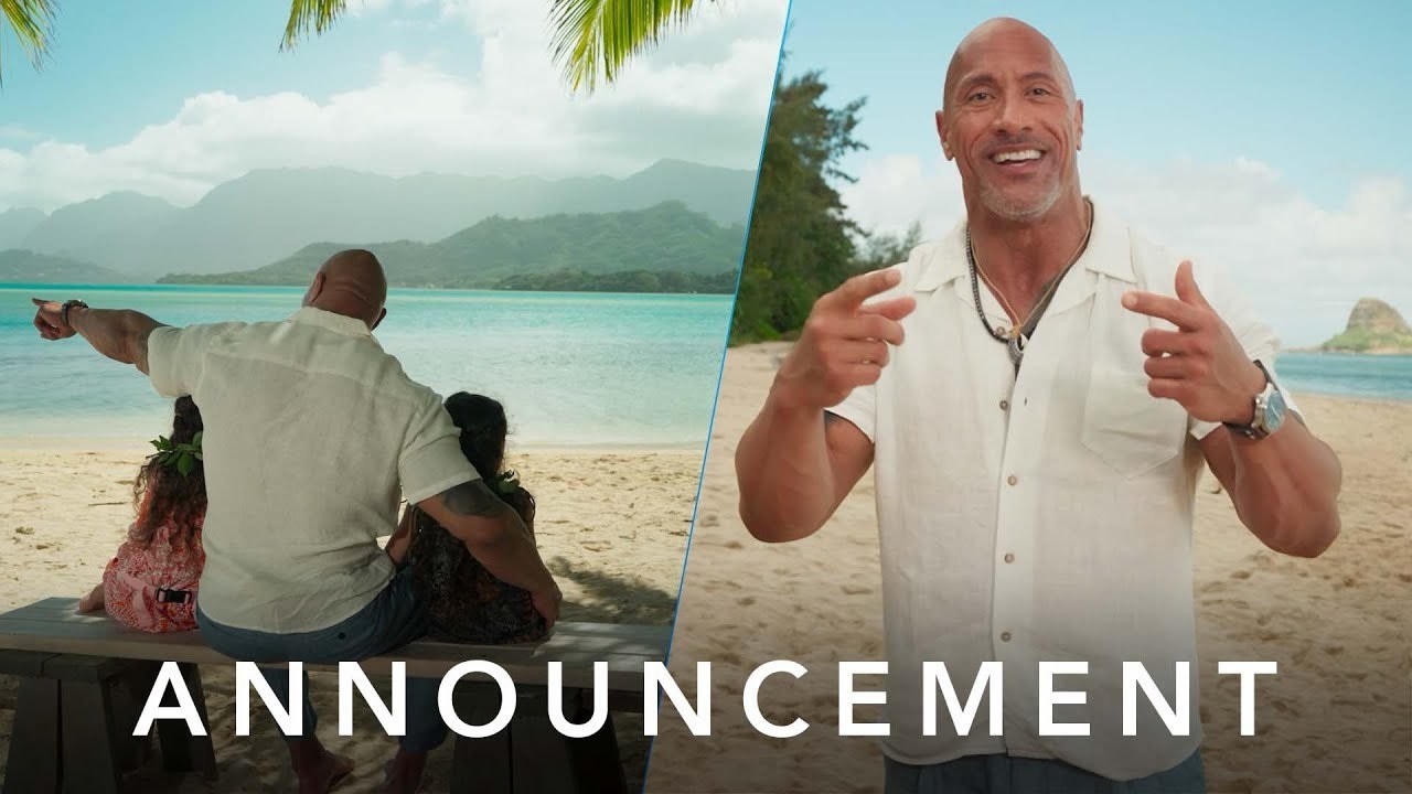A thumbnail for the the announcement of Disney's Moana live action movie