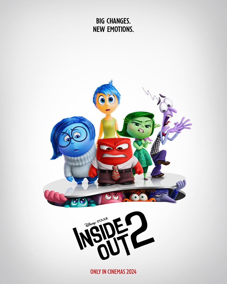 Big changes. New emotions. | Disney•Pixar | Inside Out 2 | Only in cinemas June 2024 | movie poster