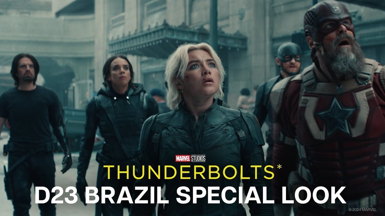 Thunderbolts 'special look' from D23 Brazil trailer.