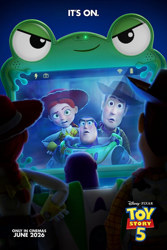 The teaser movie poster for Toy Story 5.