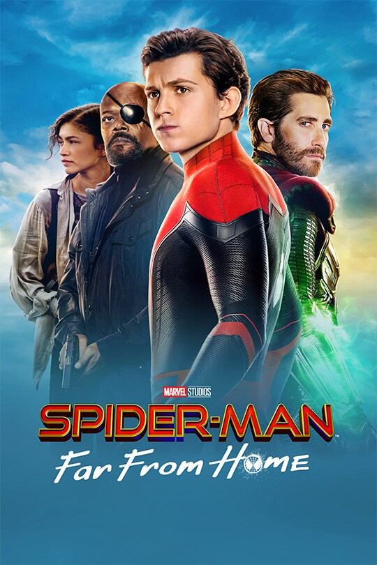 The poster art for Spider-Man: Far From Home (2019).