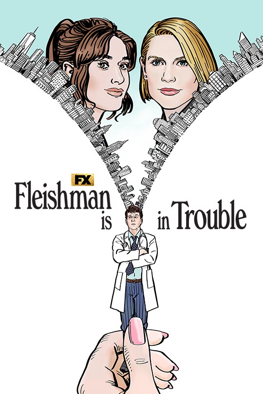 The poster art for Fleishman is in Trouble (2022).