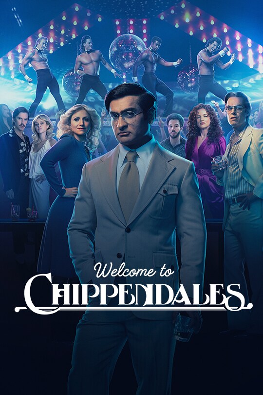 The poster art for Welcome to Chippendales (2022).