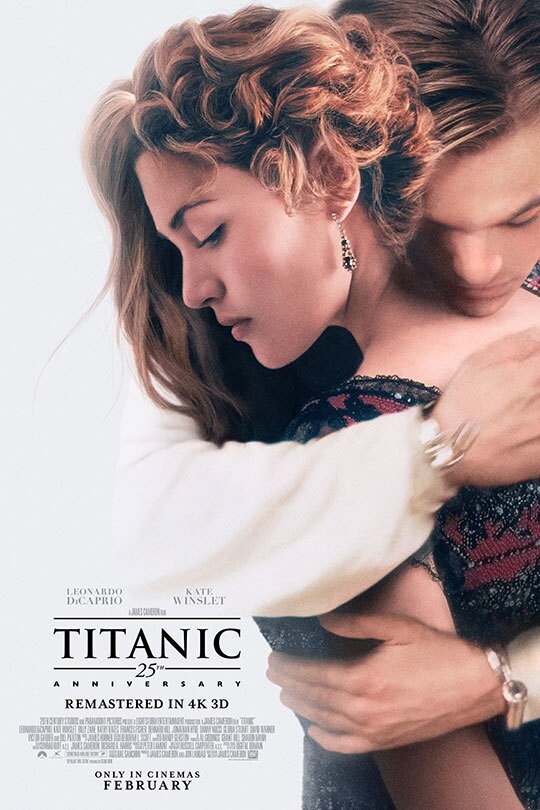 Titanic - 25th Anniversary poster art.