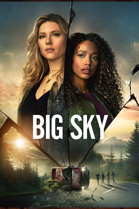 Star on Disney Plus series Big Sky poster