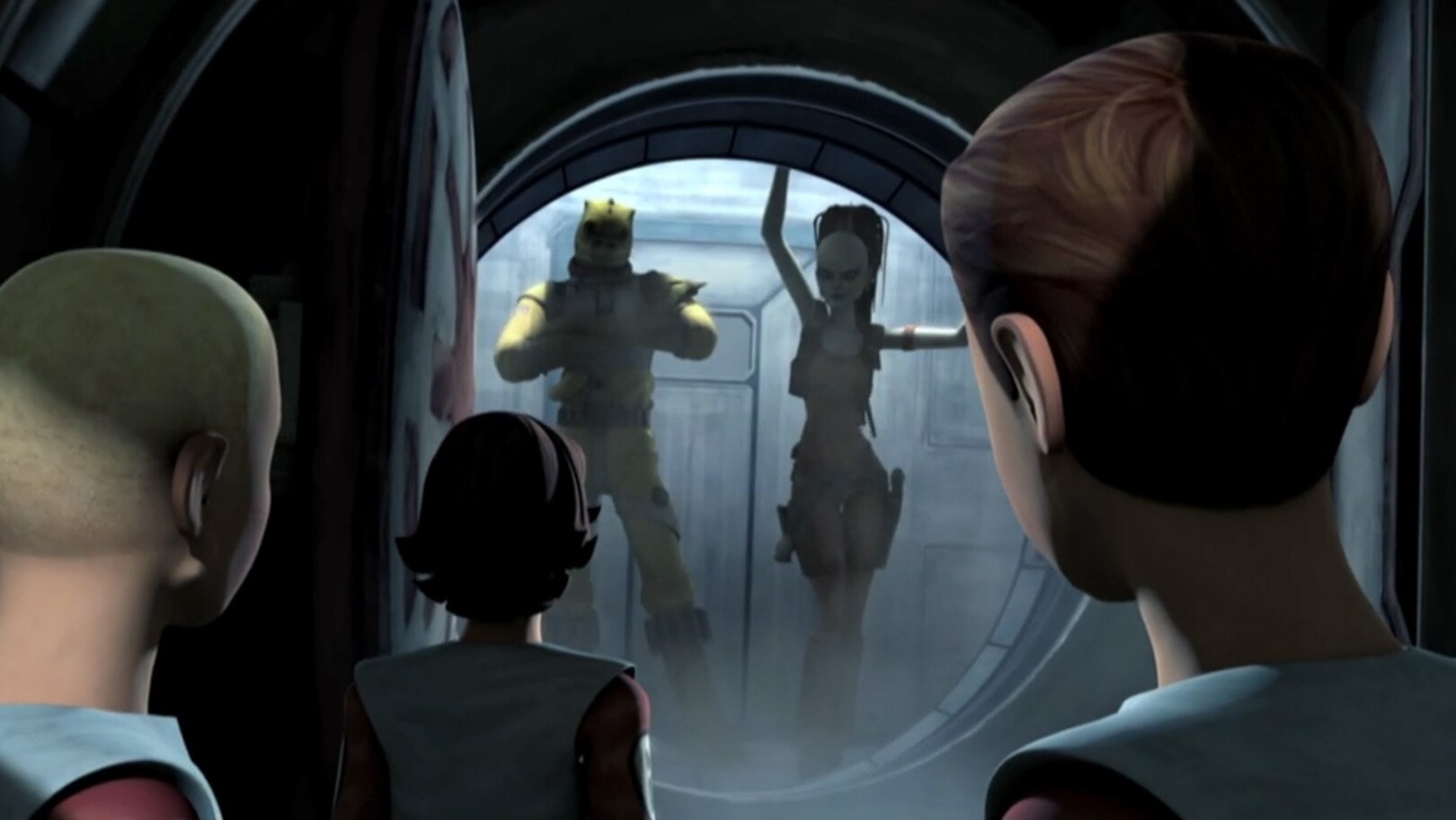 Aurra and the Clone Cadets