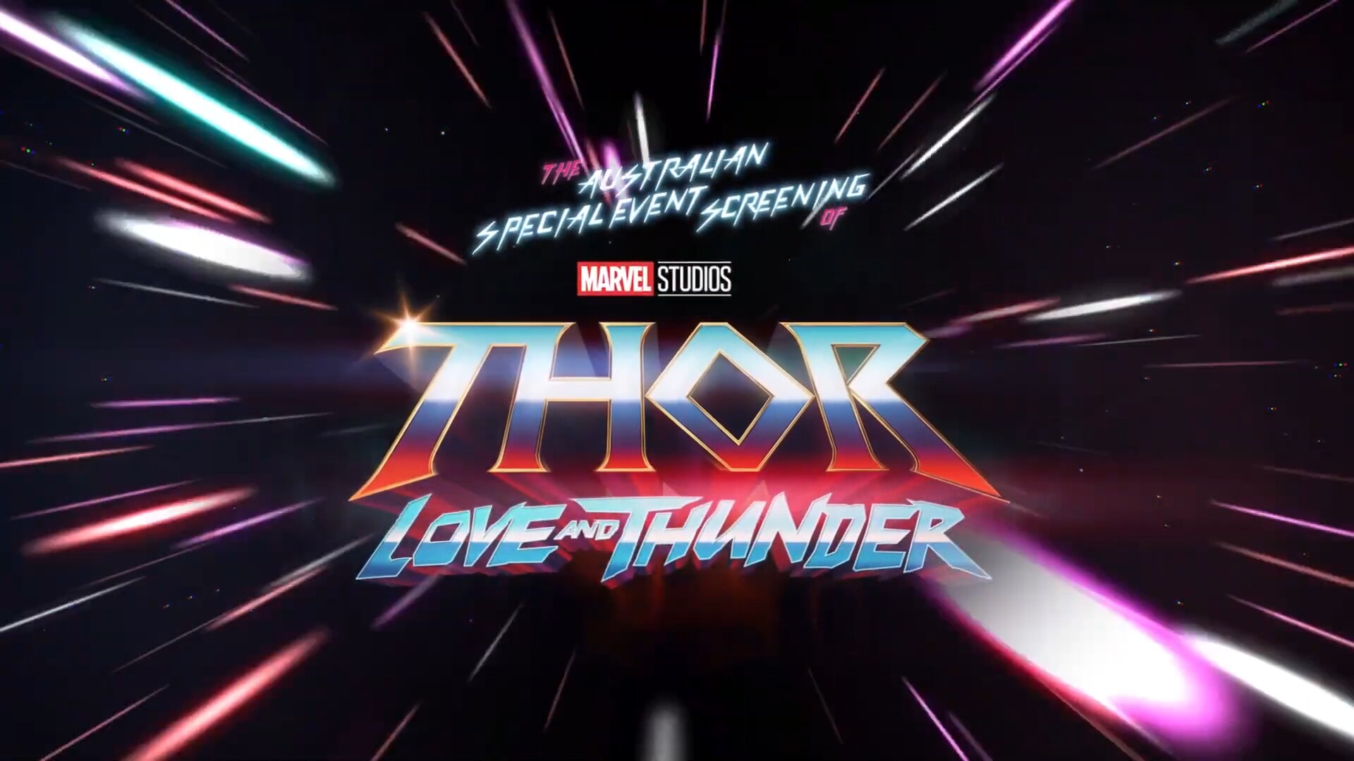 The Thor: Love and Thunder title treatment