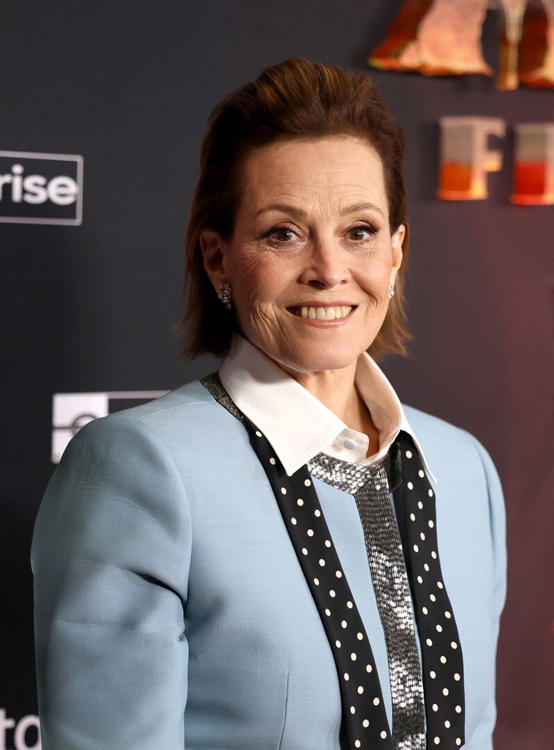 Sigourney Weaver attends the world premiere of 'Avatar: Fire and Ash.'
