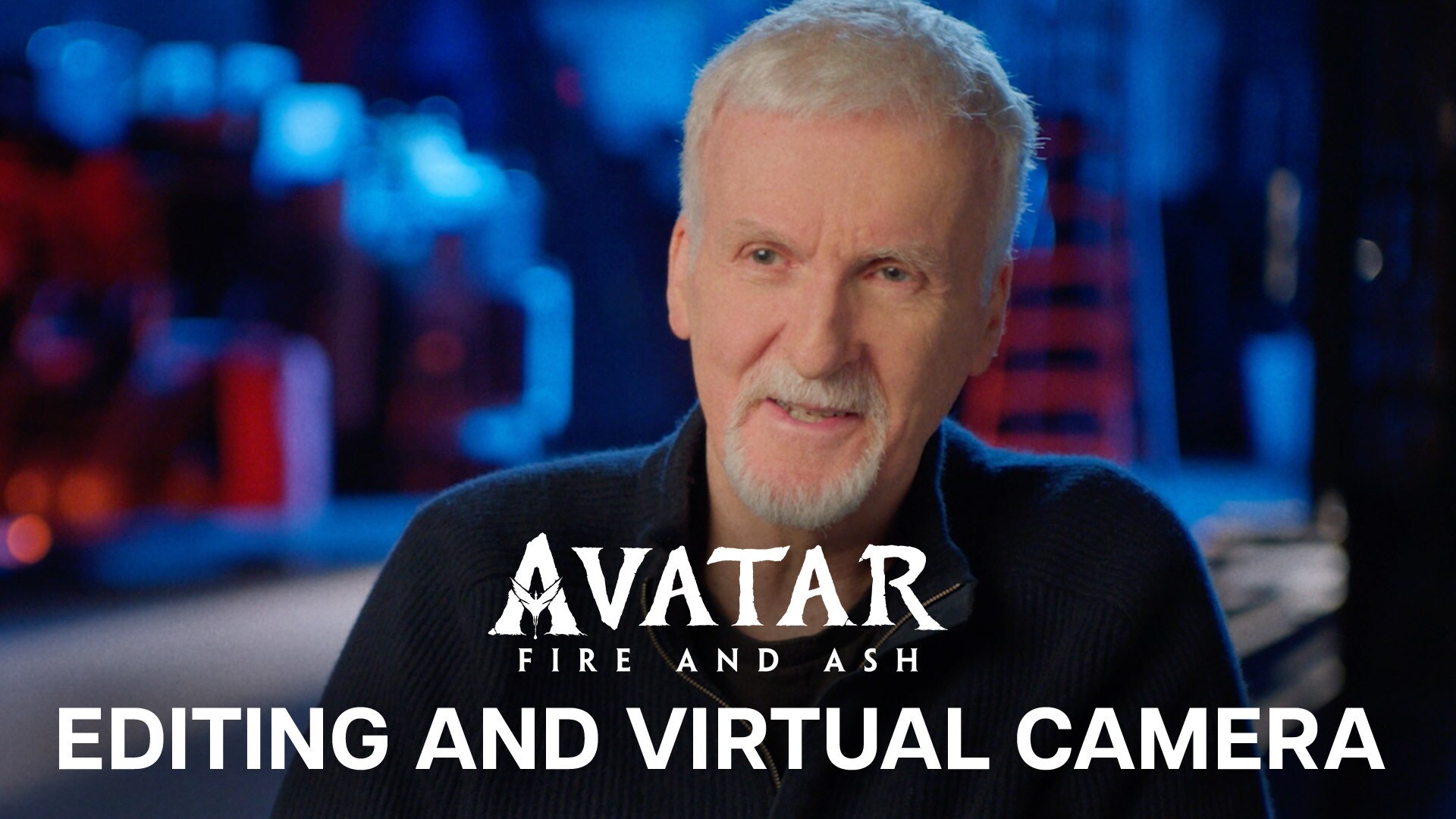 Image of Director James Cameron. | Avatar: Fire and Ash | Editing and Virtual Camera