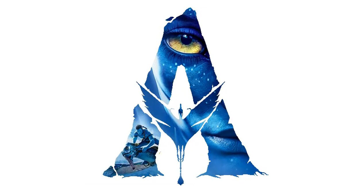Avatar "A" Logo with film imagery