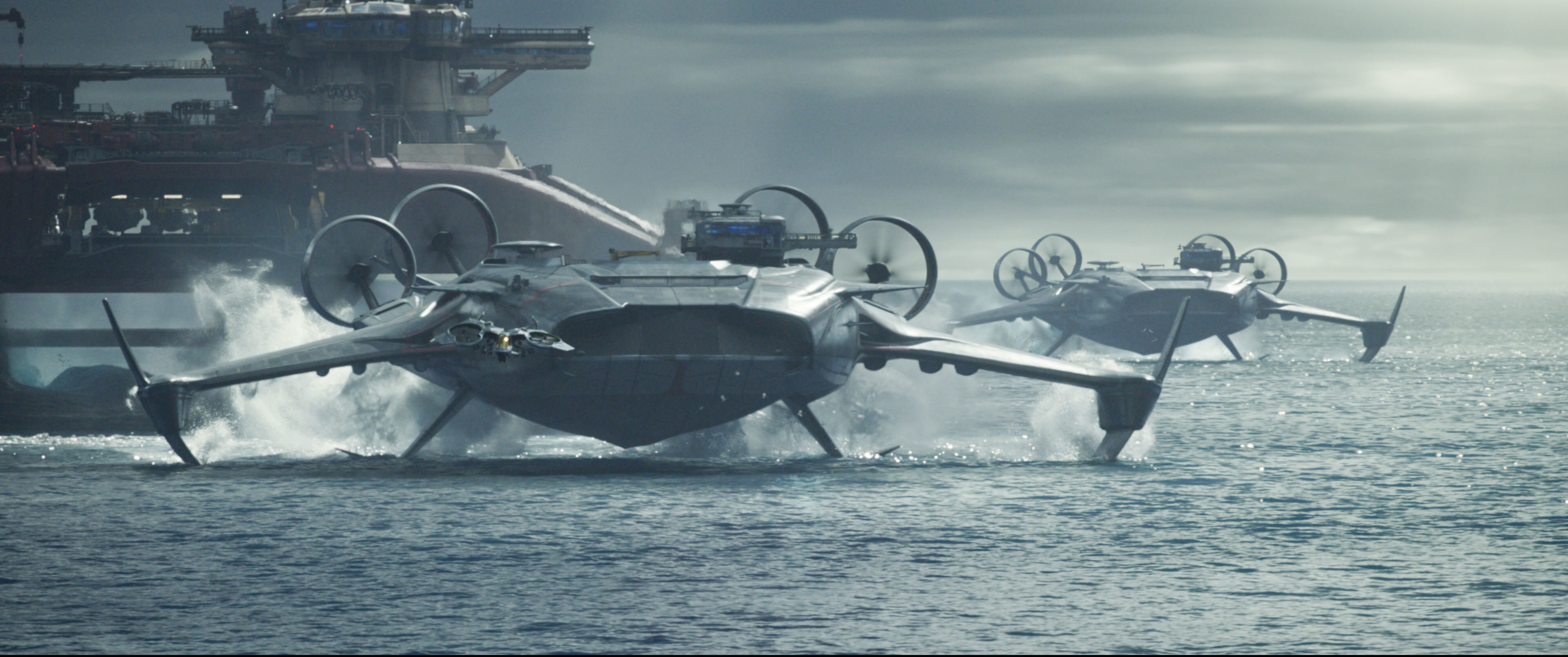 A still image from Avatar: Fire and Ash