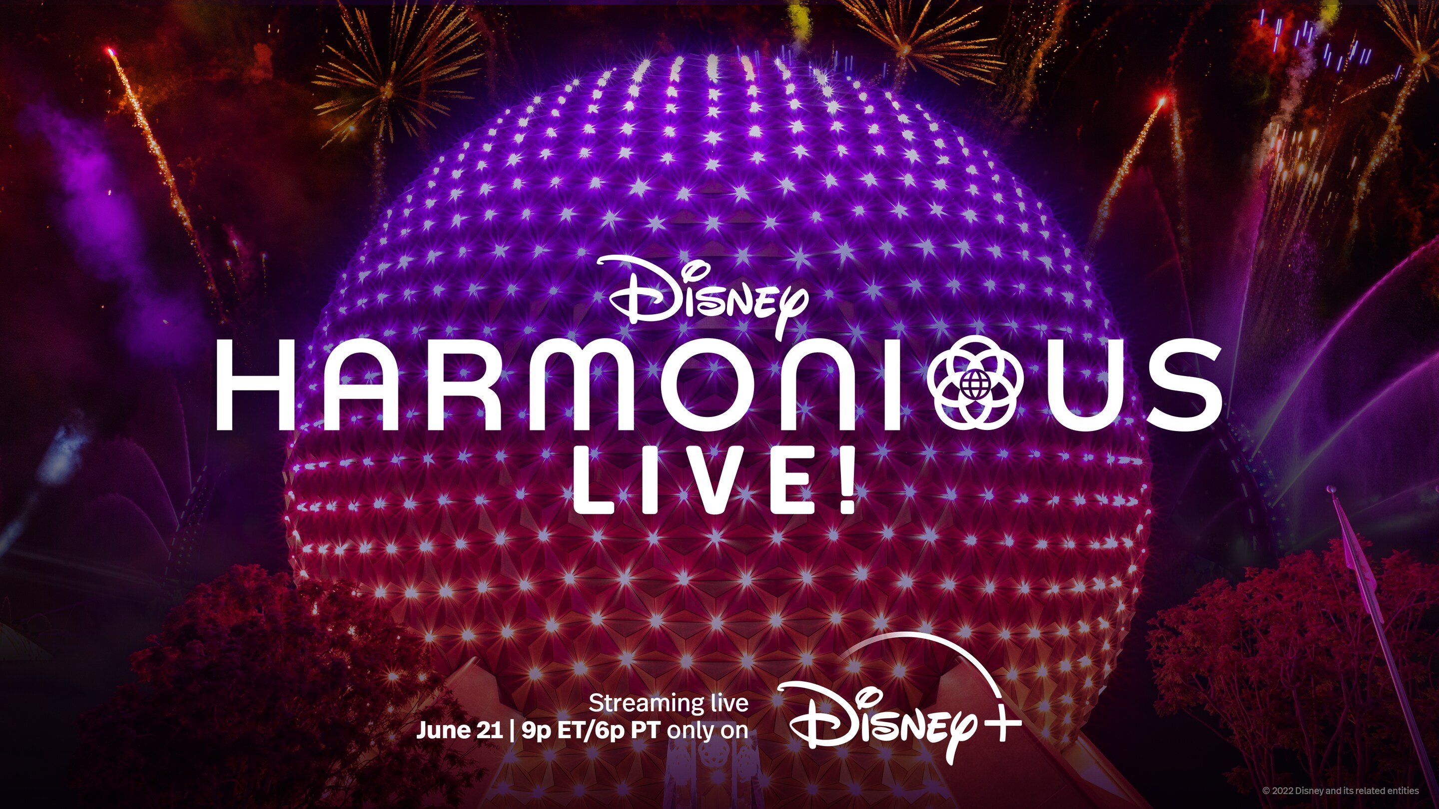 Disney+ To Livestream “Harmonious Live!” Nighttime Spectacular From EPCOT At Walt Disney World Resort On June 21 Disney Plus Press