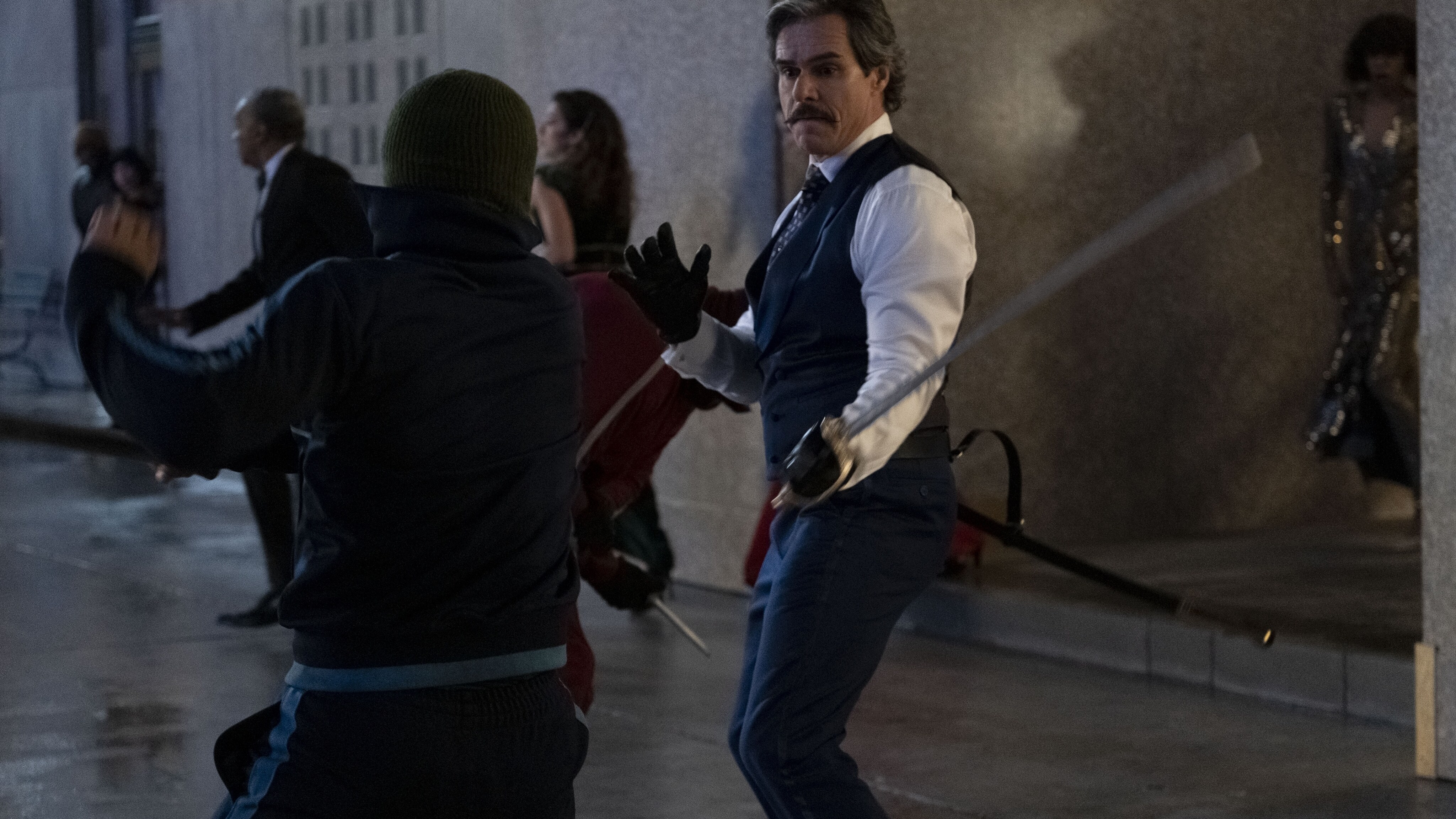 Tony Dalton as Jack Duquesne in Marvel Studios' HAWKEYE. Photo by Chuck Zlotnick. ©Marvel Studios 2021. All Rights Reserved.