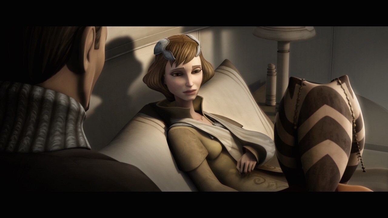 Padmé’s speech was disrupted by an assassination attempt made by the bounty hunter Aurra Sing. Or...