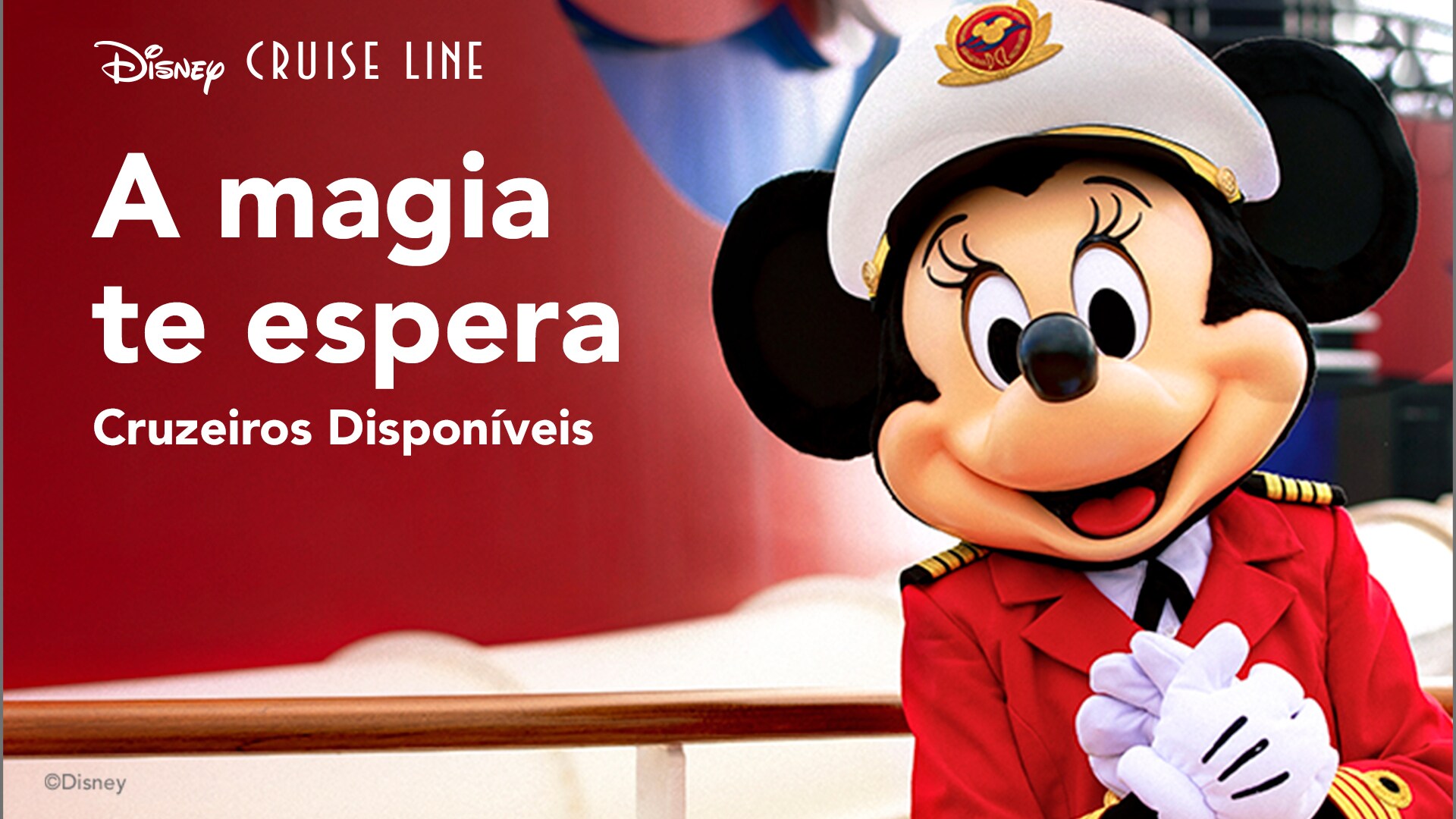 A magia espera por você com a Disney Cruise Line
