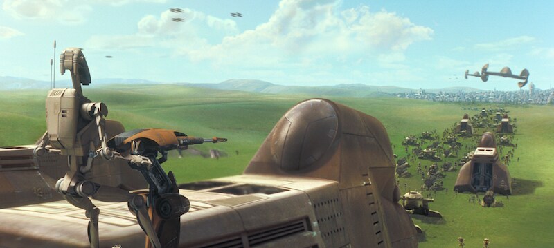 Battle droids in the invasion of Naboo