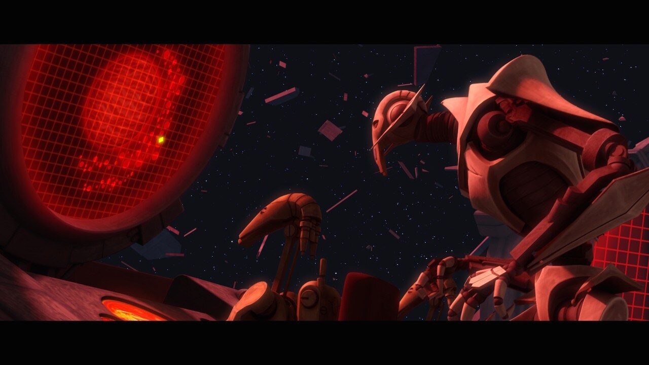 Battle droids served many roles aboard the Malevolence – and their limited programming made them ...