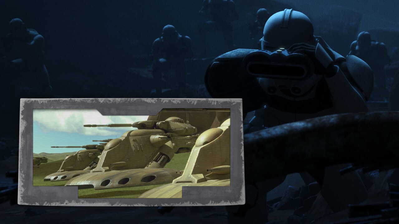 The deserted Separatist tanks seen on Serenno have been abandoned since the end of the Clone Wars...