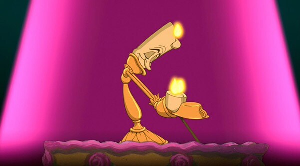 Lumiere from the animated movie "Beauty and the Beast"
