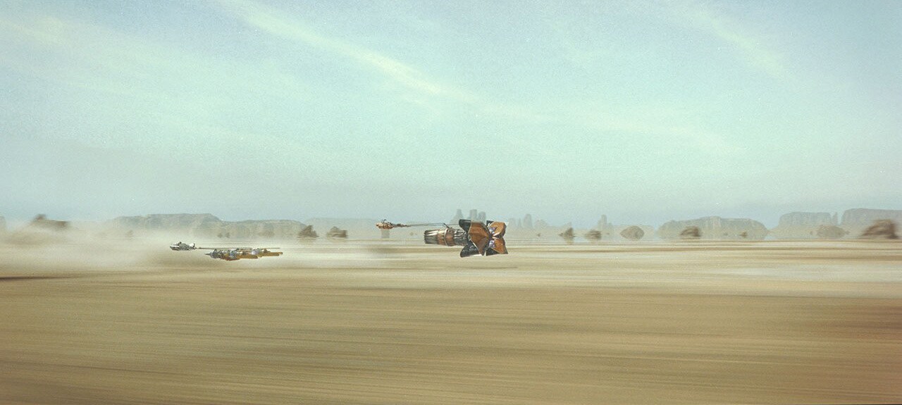 The podrace from The Phantom Menace