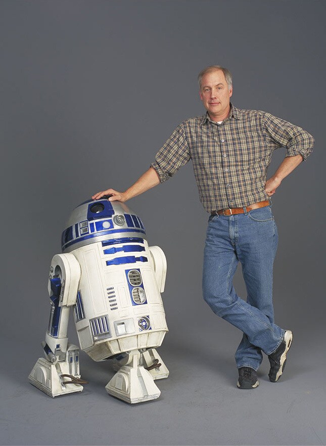 Ben Burtt with R2-D2