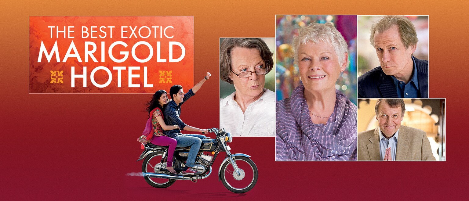 Actors from the movie "The Best Exotic Marigold Hotel"