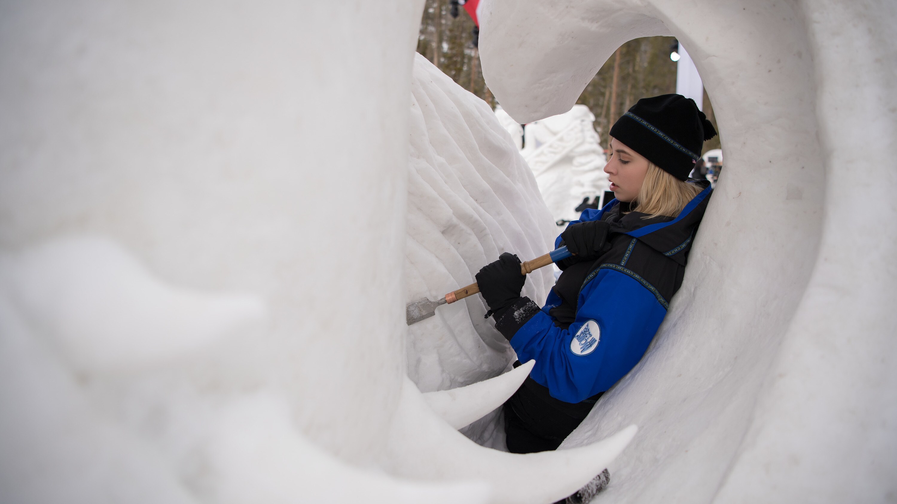 BEST IN SNOW. Team Snow Voyagers/Glassy Brrrgh. (Disney/Todd Wawrychuk)