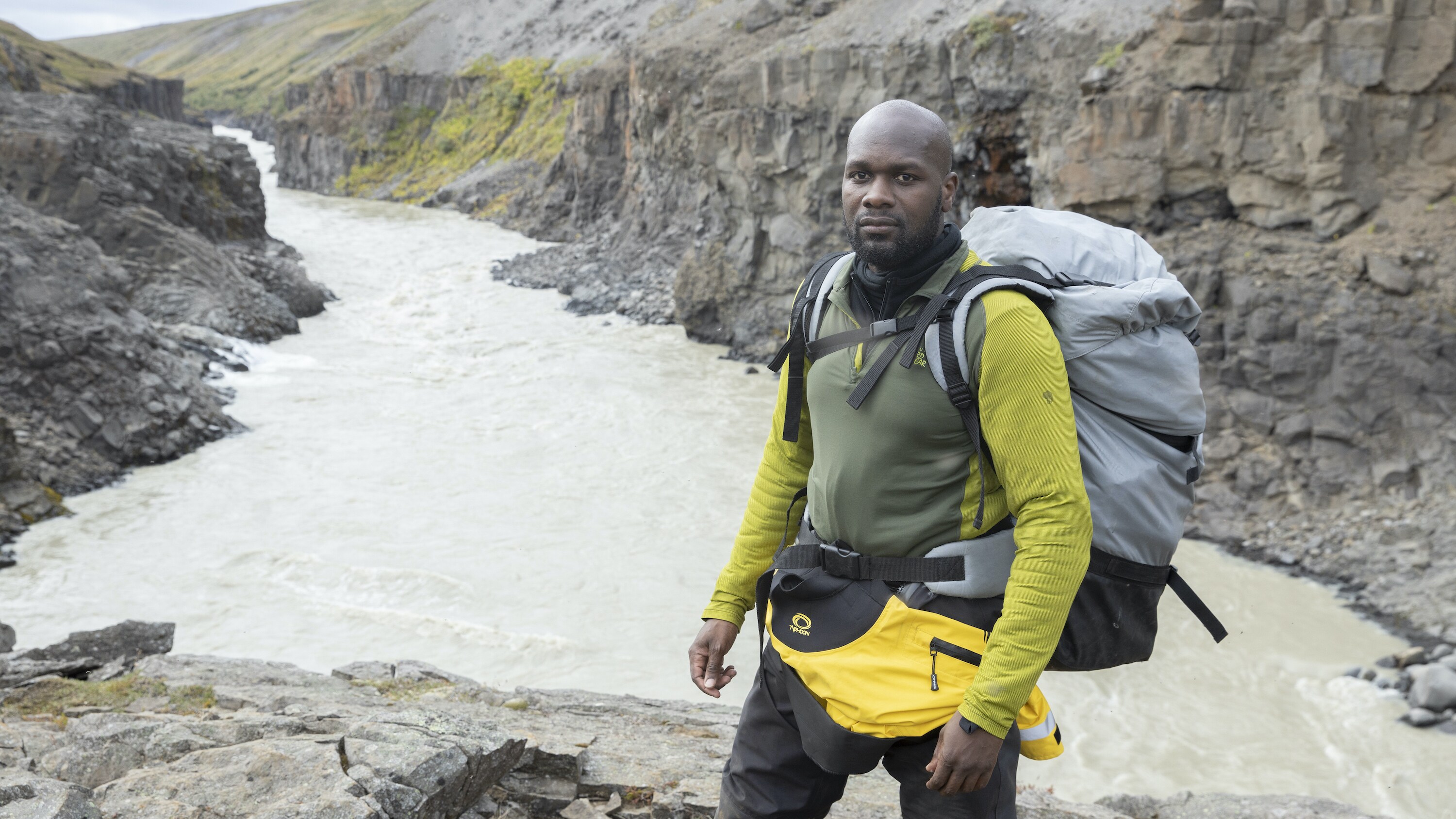 Polar Expeditionist Dwayne Fields in Iceland.