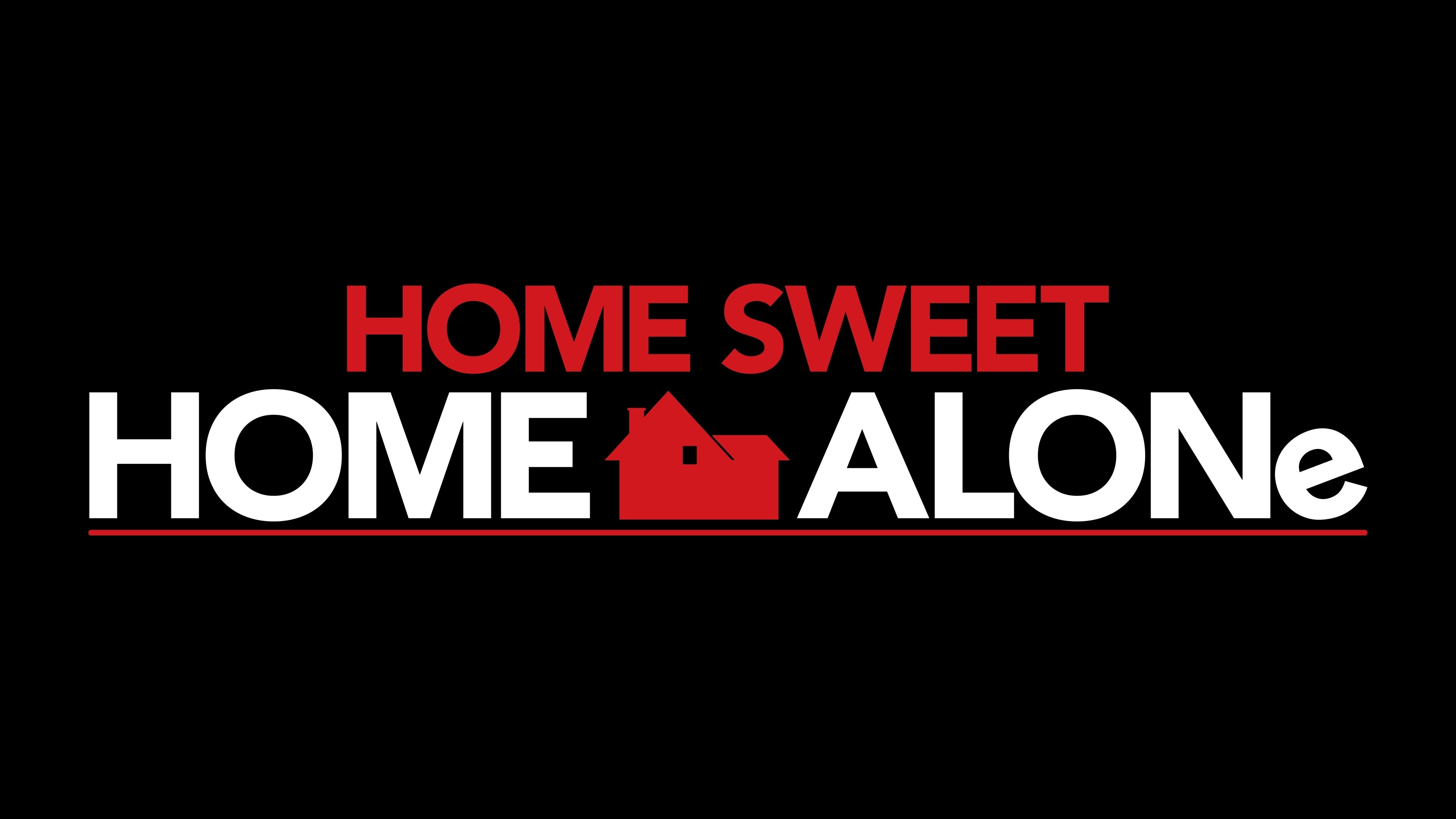 Home Sweet Home Alone Logo - Black