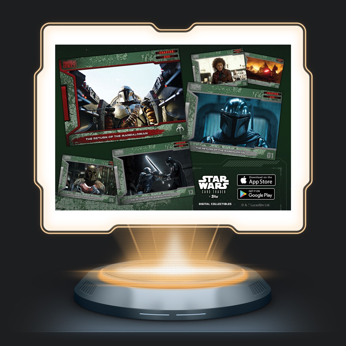 Topps Star Wars Card Trader screens