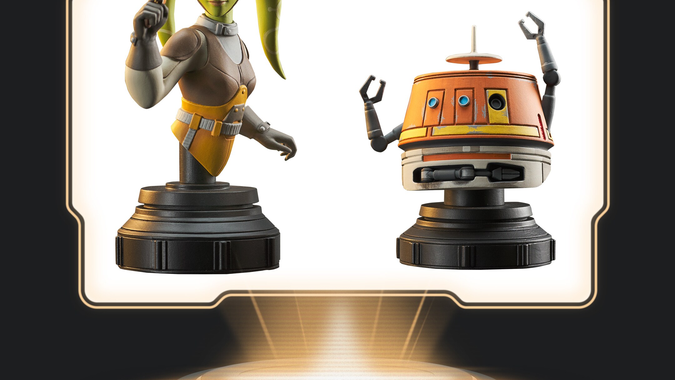 Gentle Giant Ltd. - Star Wars Rebels - Hera and Chopper Mini Bust Set
